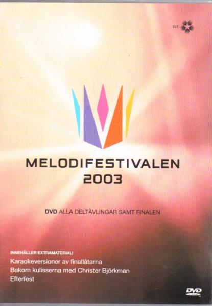 DVD Melodifestivalen 2003 - Sweden - Eurovision - preselection RARE !